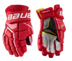 Bauer Supreme 3S Senior Hockey Gloves -Hockey Sports Store 1058644 RED