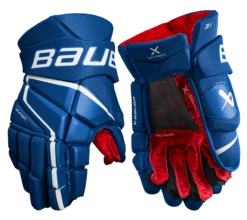 Bauer Vapor 3X Senior Hockey Gloves -Hockey Sports Store 3X SR FRONT BLU2