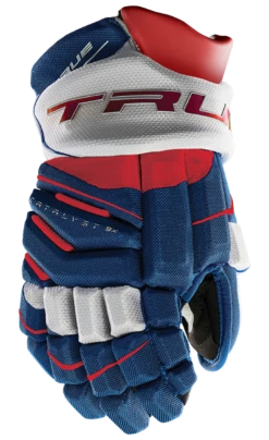 True Hockey True Catalyst 9X Junior Hockey Gloves -Hockey Sports Store CT9xGlove Red White Blue
