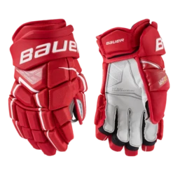 Bauer Supreme Ultrasonic Senior Hockey Gloves 13 Bauer Supreme Ultrasonic Senior Hockey Gloves -Hockey Sports Store SUPREMEULTRASONICGloveSenior RED