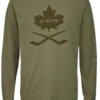 CCM Nostalgia Leaf Long Sleeve Tee Adult -Hockey Sports Store T6835 150