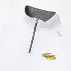 Spittin' Chiclets X UNRL Script Elite Quarter Zip 11 Spittin' Chiclets X UNRL Script Elite Quarter Zip -Hockey Sports Store UNRL 0001 SPITTIN CHICLETS SCRIPT ELITE QUARTER ZIP II white DETAIL 17cd84e1 0caf 4908 8a00 bf59e3860148