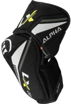 Warrior Alpha LX 20 Junior Elbow Pads -Hockey Sports Store lx20epsr1bk war 01 i