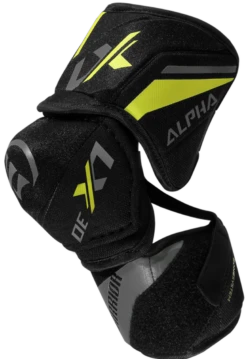 Warrior Alpha LX 30 Junior Elbow Pads -Hockey Sports Store lx30epsr1bk war 01 i