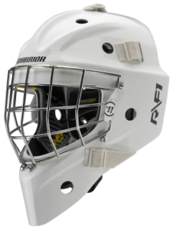 Warrior RF1 Pro Senior Goalie Mask -Hockey Sports Store rf1pm0wh war 01 i