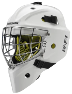 Warrior RF1 Senior Goalie Mask 10 Warrior RF1 Senior Goalie Mask -Hockey Sports Store rf1sm0wh war 01 i