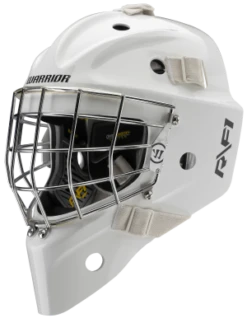 Warrior RF1+ Senior Goalie Mask -Hockey Sports Store rf1spm0wh war 01 i