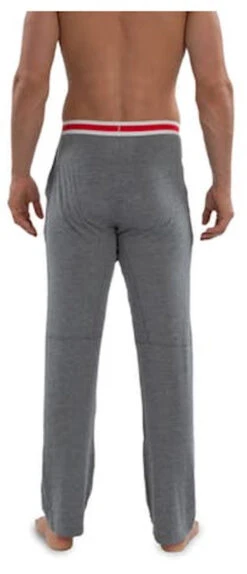 SAXX Sleepwalker Pant With BallPark Pouch -Hockey Sports Store saxx sleepwalker pant grey sock monkey back