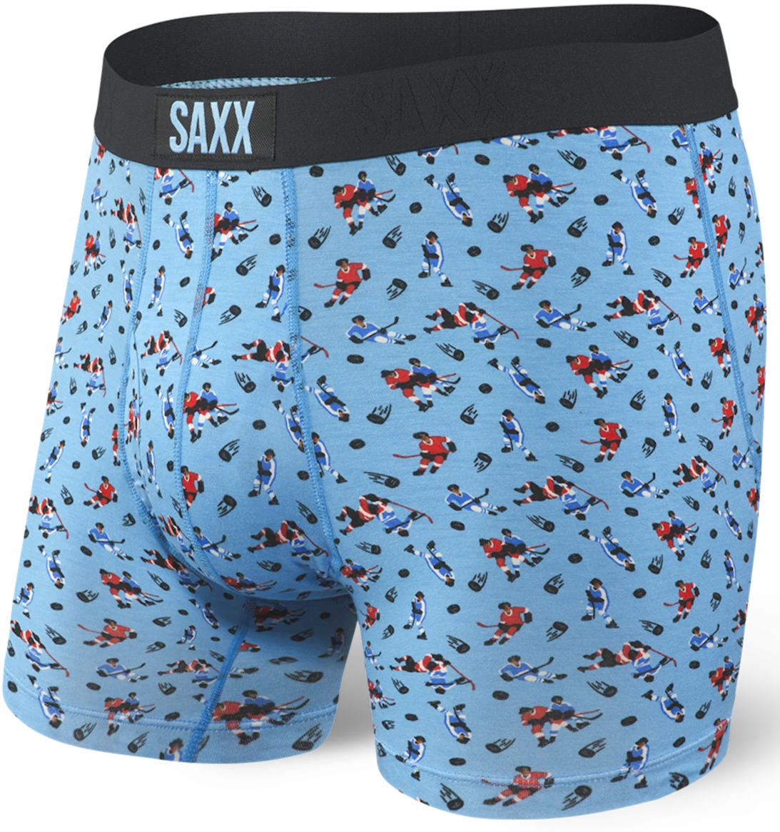 SAXX Ultra Boxer Fly Blue Action Shot 3 SAXX Ultra Boxer Fly Blue Action Shot