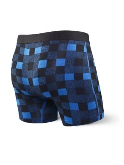SAXX Vibe Boxer Modern Fit Royal Lumberjack Plaid -Hockey Sports Store sxbm35 lrb b