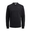 True Hockey X Jack & Jones Twist Sweat Crew Neck -Hockey Sports Store true hockey apparel twist sweat crew neck black 2