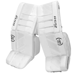 Warrior Ritual GT2 Intermediate Goalie Pads (w/ Knee Pads) -Hockey Sports Store warrior ritual gt2 intermediate goalie pads white