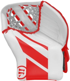 Warrior Ritual GT2 Junior Goalie Catcher -Hockey Sports Store warrior ritual gt2 junior goalie catcher white red
