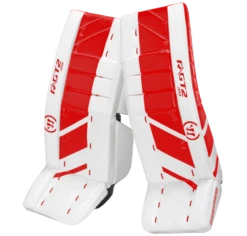 Warrior Ritual GT2 Junior Goalie Pads (w/ Knee Pads) -Hockey Sports Store warrior ritual gt2 junior goalie pads white red