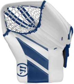 Warrior Ritual GT2 Senior Goalie Catcher -Hockey Sports Store warrior ritual gt2 senior goalie catcher white blue